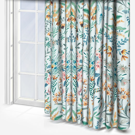 iLiv Jardine Chalk Blue curtain