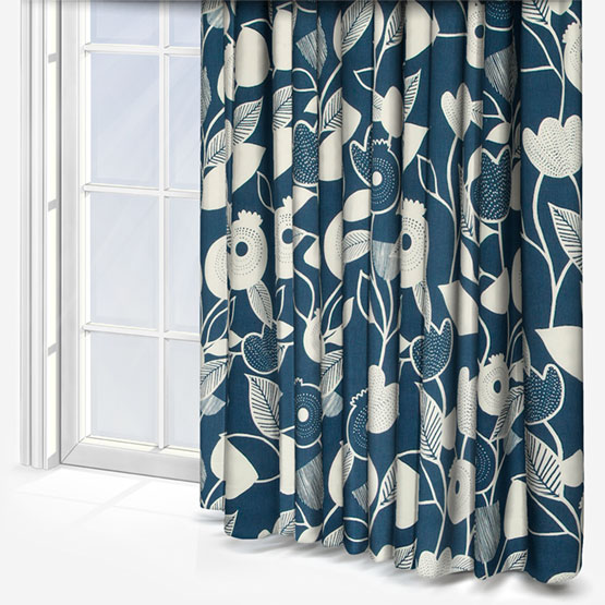Nordic Indigo Curtain