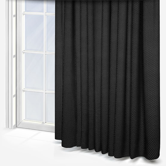 Pearl Dot Noir Curtain