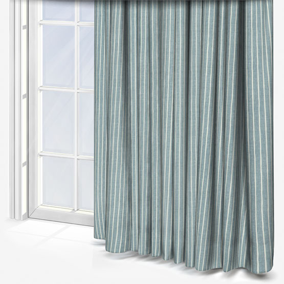 iLiv Pencil Stripe Ocean curtain