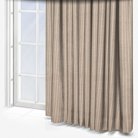 Pencil Stripe Rose Curtain
