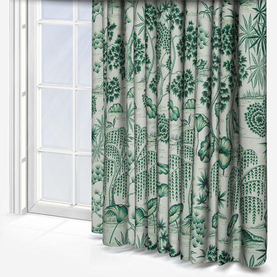Porcelaine Evergreen Curtain
