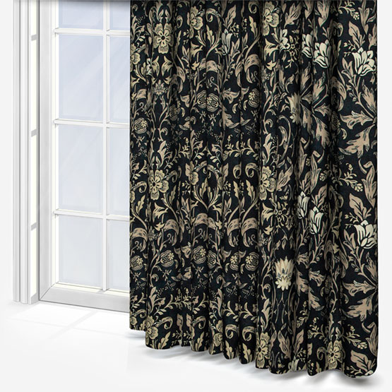 Rococo Ebony Curtain