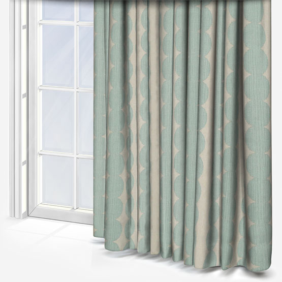 Segments Seafoam Curtain