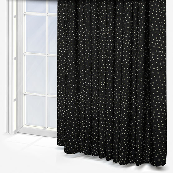 Spotty Ebony Curtain