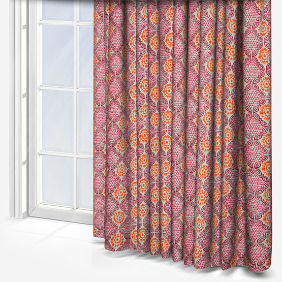 Stardust Hot Pink Curtain