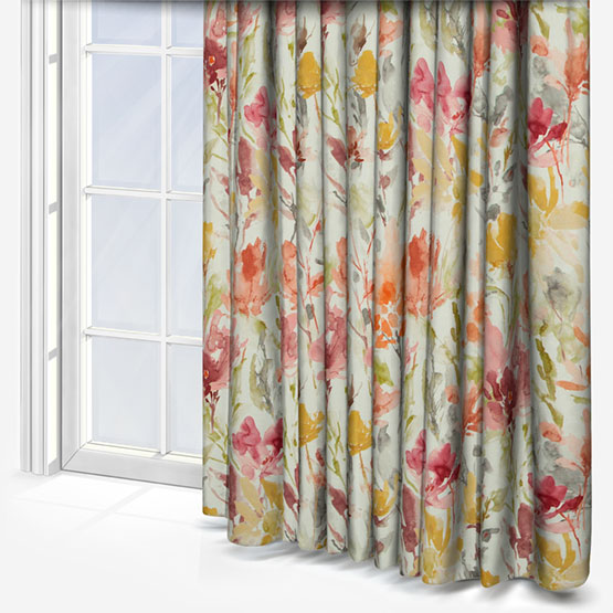 Water Meadow Rosewood Curtain