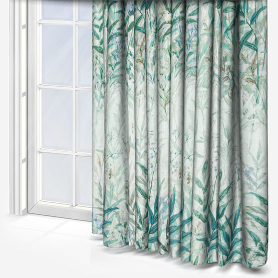 Wildflower Fields Mint Curtain