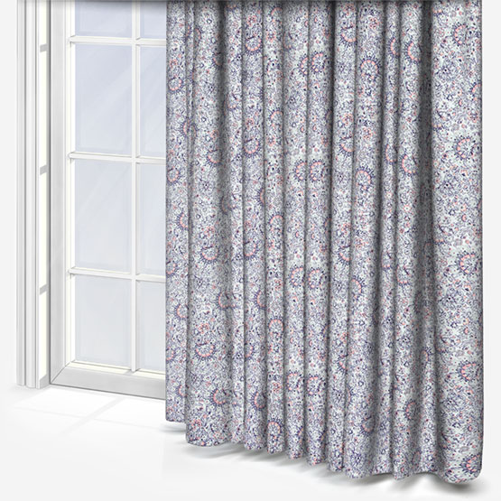 Laura Ashley Painswick Paisley Pale Slate Curtain