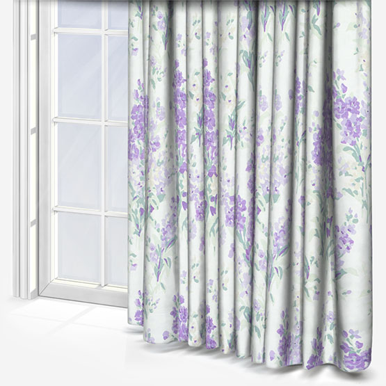Laura Ashley Stocks Lavender Curtain