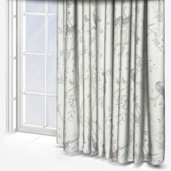 Laura Ashley Summer Place Dove Grey Curtain