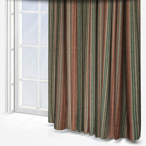 MOON Burleigh Teal Rouge Curtain