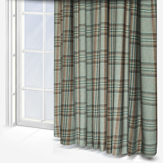 MOON Coates Aqua Rust Curtain