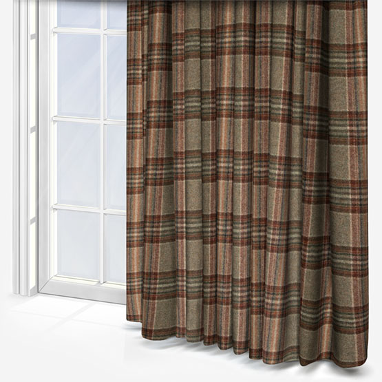 MOON Coates Sage Red Curtain