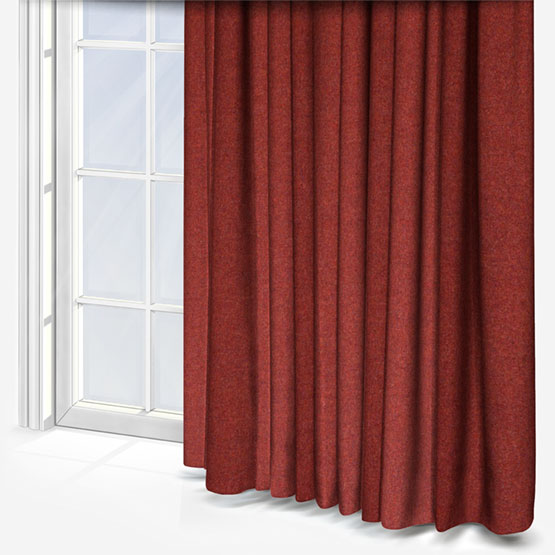 MOON Earth Raspberry Curtain