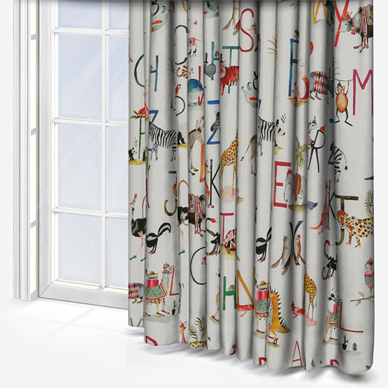 Animal Alphabet Paintbox Curtain