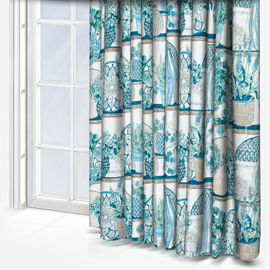 Prestigious Textiles Clerkenwell Porcelain curtain