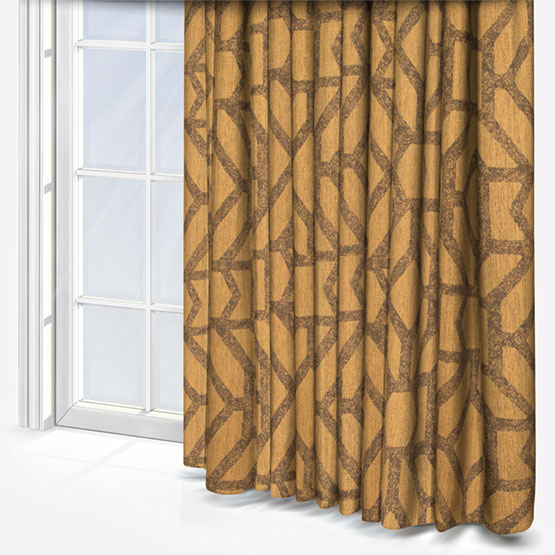 Prestigious Textiles Compose Bronze curtain