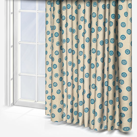 Prestigious Textiles Daisy Cornflower curtain