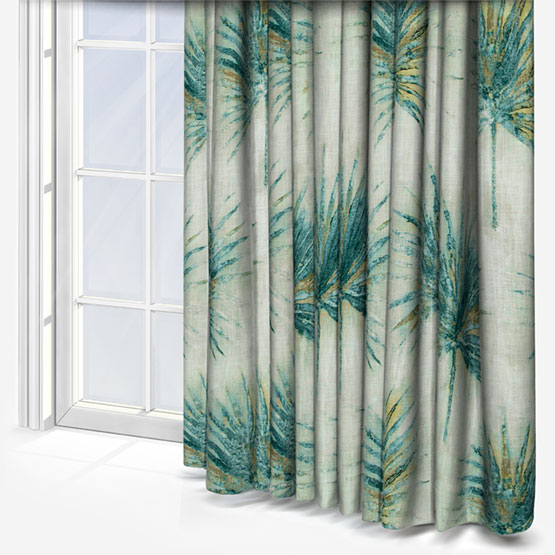 Greenery Indigo Curtain