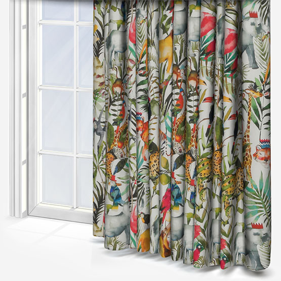 King Of The Jungle Safari Curtain, Jungle Shower Curtain Uk