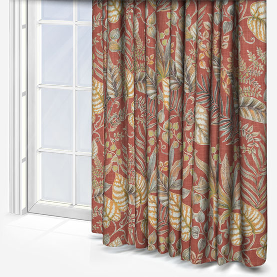 Prestigious Textiles Paloma Terracotta curtain
