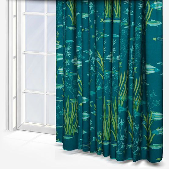 Shallows Seafoam Curtain