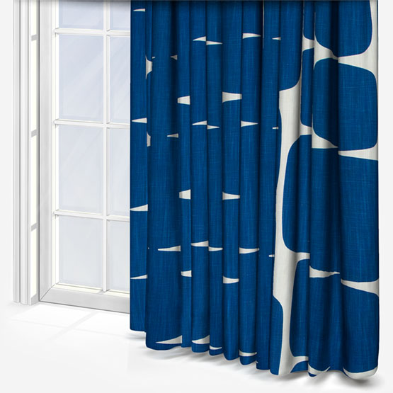 Scion Lohko Indigo Jasmin Curtain