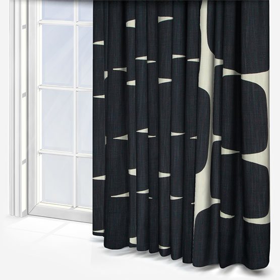 Scion Lohko Liquorice Hemp curtain