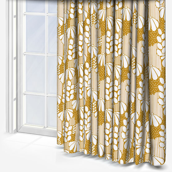 Sonova Studio Blomst Ochre Curtain