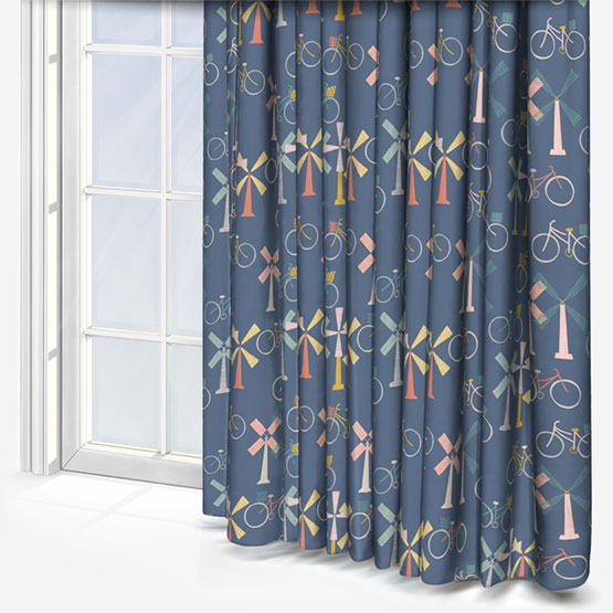 Sonova Studio Dutch Living Dusky Blue Curtain