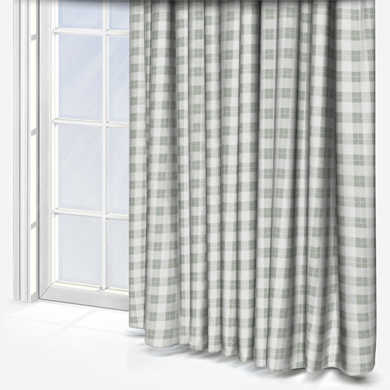 Sonova Studio Gingham Sage Curtain