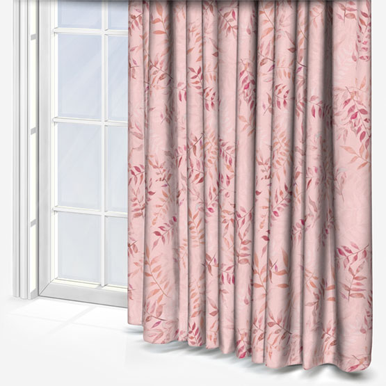 Sonova Studio Kaleidoscope Leaves Blush Pink curtain