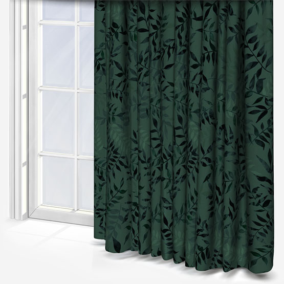 Sonova Studio Kaleidoscope Leaves Green Curtain