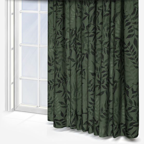 Sonova Studio Kaleidoscope Leaves Green Curtain