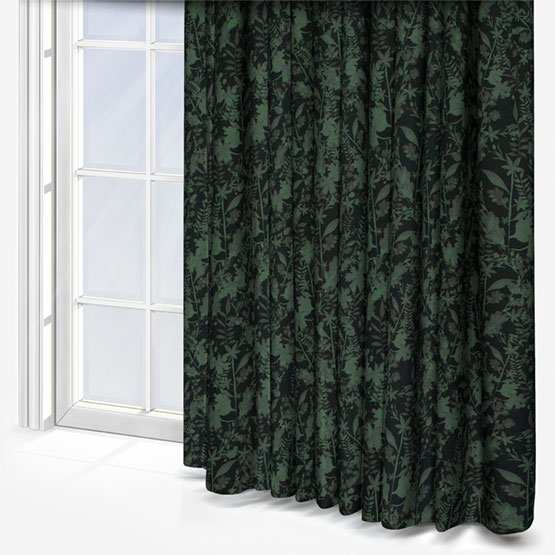 Sonova Studio Leafy Charcoal curtain