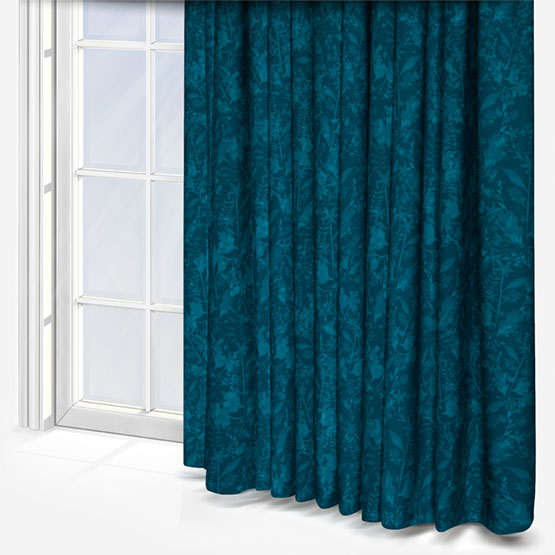 Sonova Studio Leafy Midnight Blue Curtain