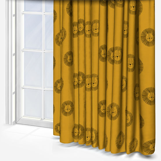 Sonova Studio Little Leo Mustard Yellow curtain