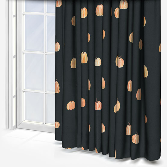 Sonova Studio Pumpkin Charcoal curtain