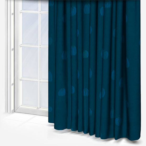 Sonova Studio Pumpkin Electric Blue curtain