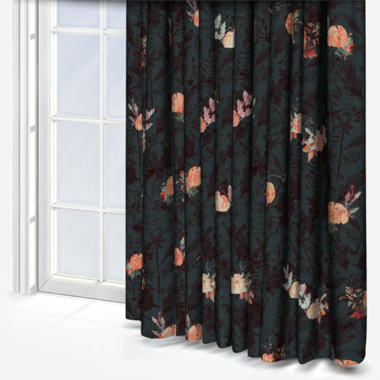 Sonova Studio Pumpkin Spice Charcoal curtain