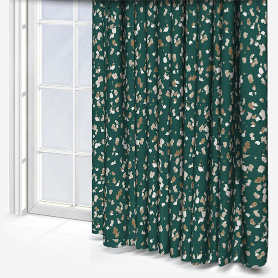 Sonova Studio Terrazzo Forest Green curtain
