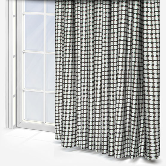 Olympia Charcoal Curtain