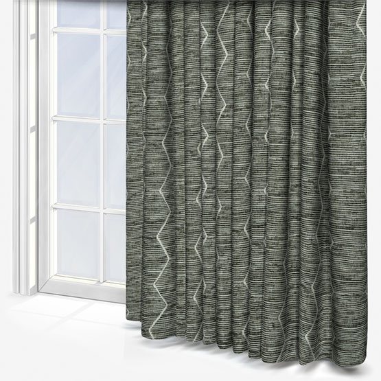 Stratum Charcoal Curtain