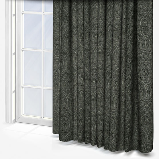 Arabesque Charcoal Curtain