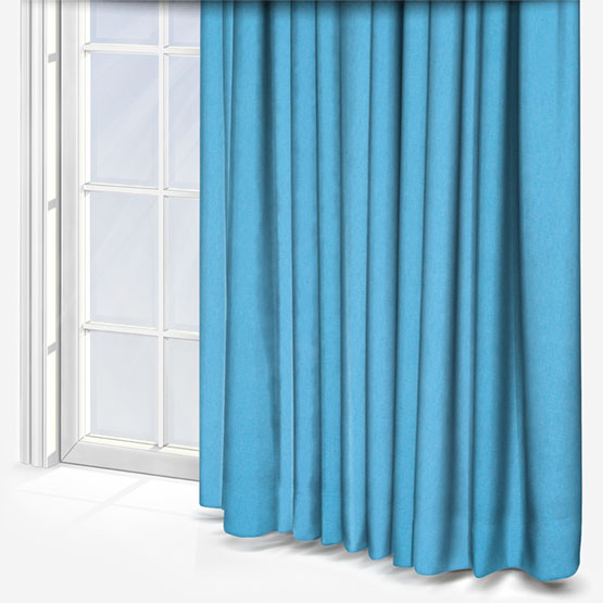 Canvas Sky Blue Curtain