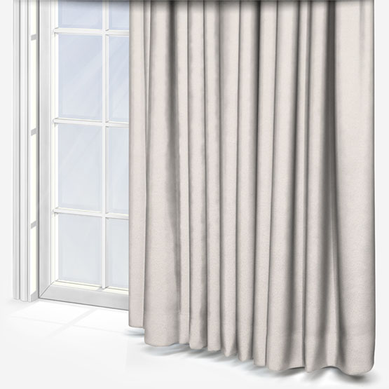 Crushed Silk Ivory Curtain