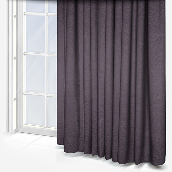 Crushed Silk Mauve Curtain
