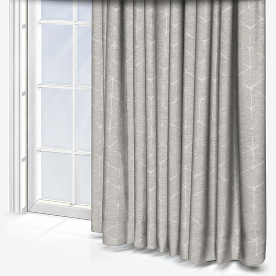 Kemi Hex Silver Grey Curtain