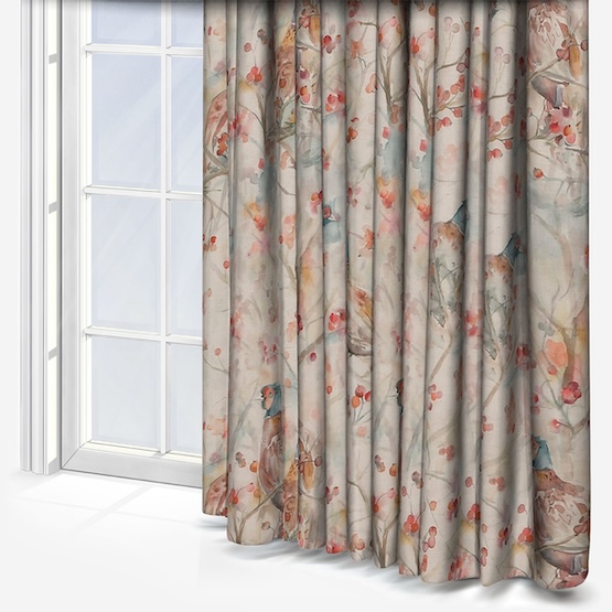 Voyage Blackberry Row Linen curtain